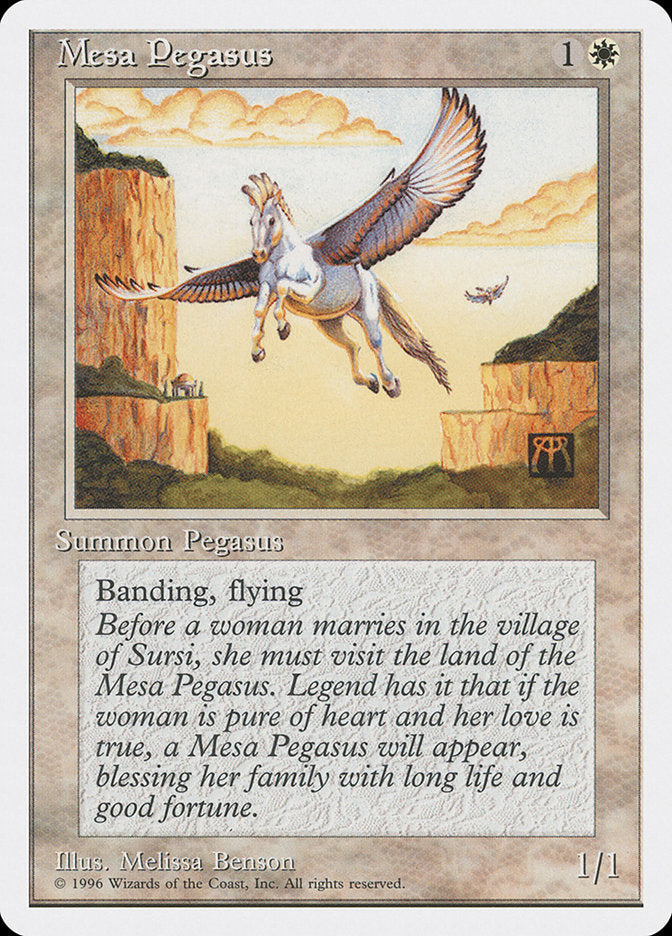 Mesa Pegasus [Introductory Two-Player Set] Magic: The Gathering