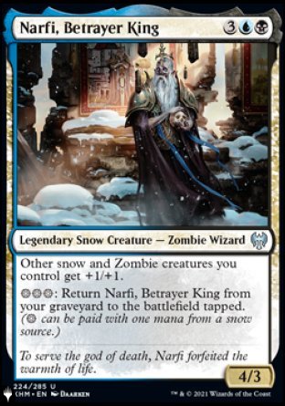Narfi, Betrayer King [The List] Magic: The Gathering