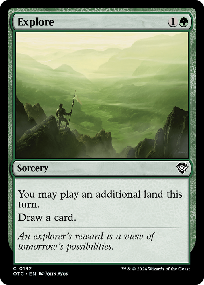 Explore [Outlaws of Thunder Junction Commander] Magic: The Gathering