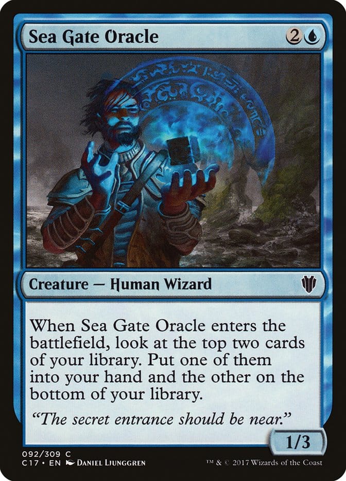 Sea Gate Oracle [Commander 2017] Magic: The Gathering