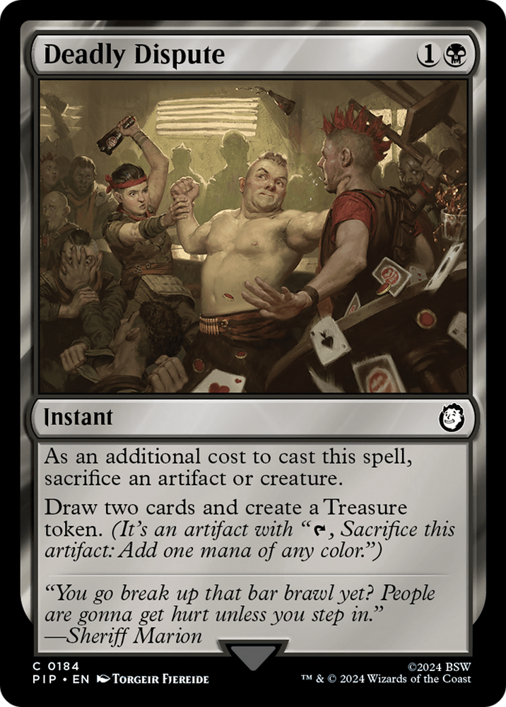 Deadly Dispute [Fallout] Magic: The Gathering