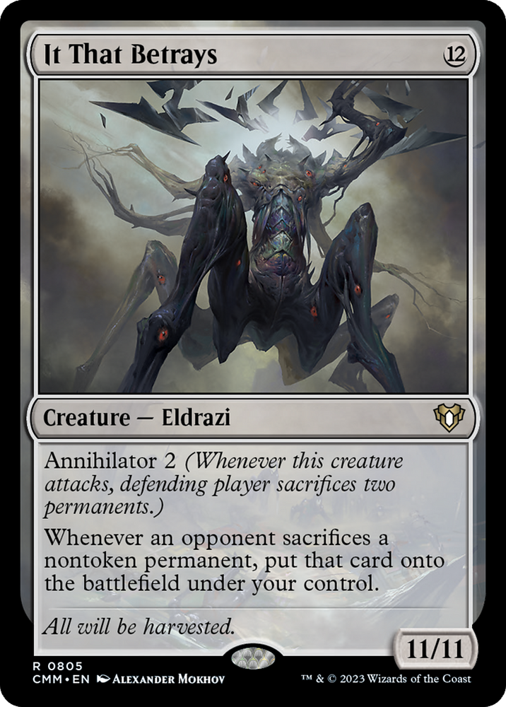 It That Betrays [Commander Masters] Magic: The Gathering