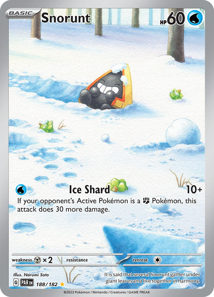 Snorunt (188/182) [Scarlet & Violet: Paradox Rift] Pokémon