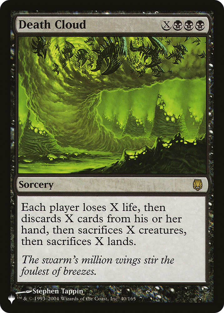Death Cloud [The List] Magic: The Gathering