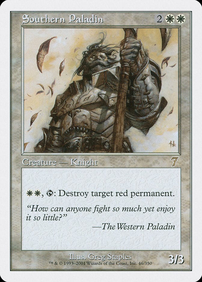 Southern Paladin [Seventh Edition] Magic: The Gathering