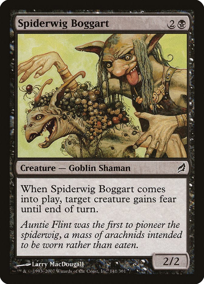 Spiderwig Boggart [Lorwyn] Magic: The Gathering