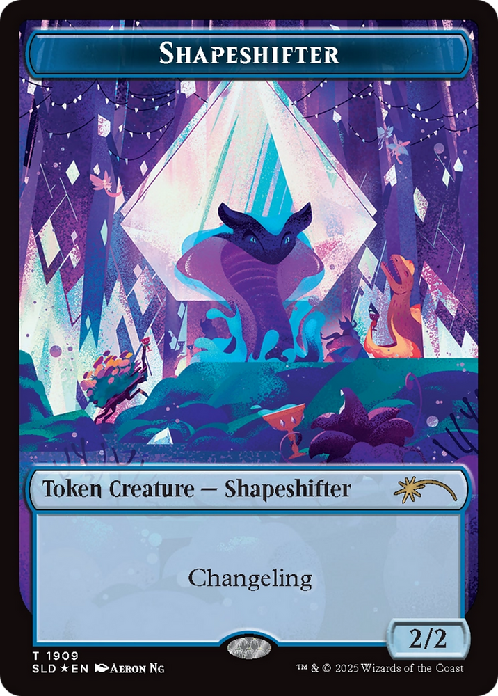 Shapeshifter Token (1909) (Double Rainbow Foil) [Secret Lair Drop Series] Magic: The Gathering