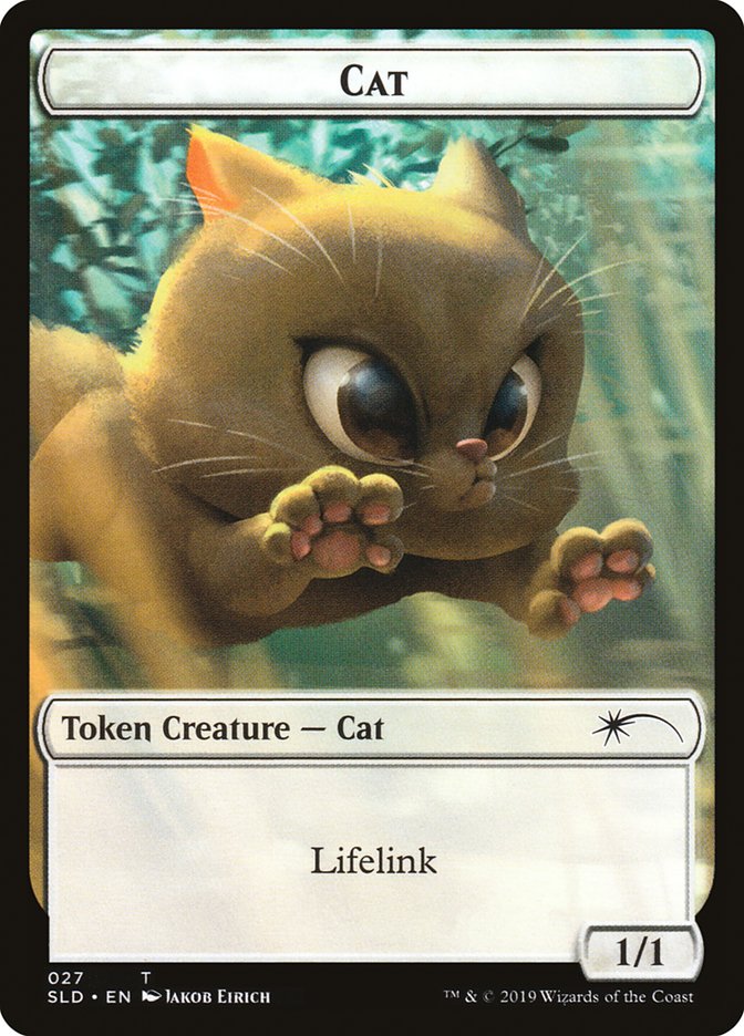 Cat (27) // Cat (28) Double-Sided Token [Secret Lair Drop Series] Magic: The Gathering