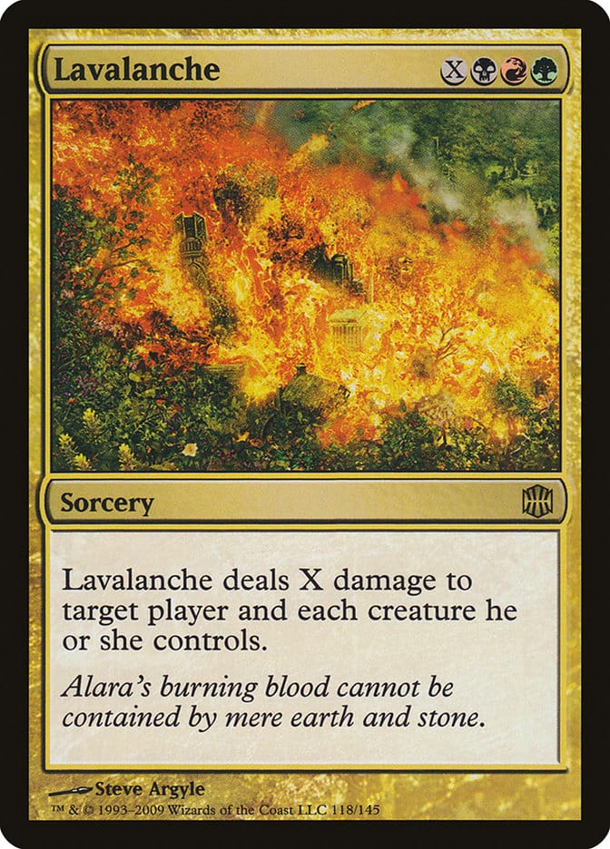 Lavalanche [Alara Reborn] Magic: The Gathering