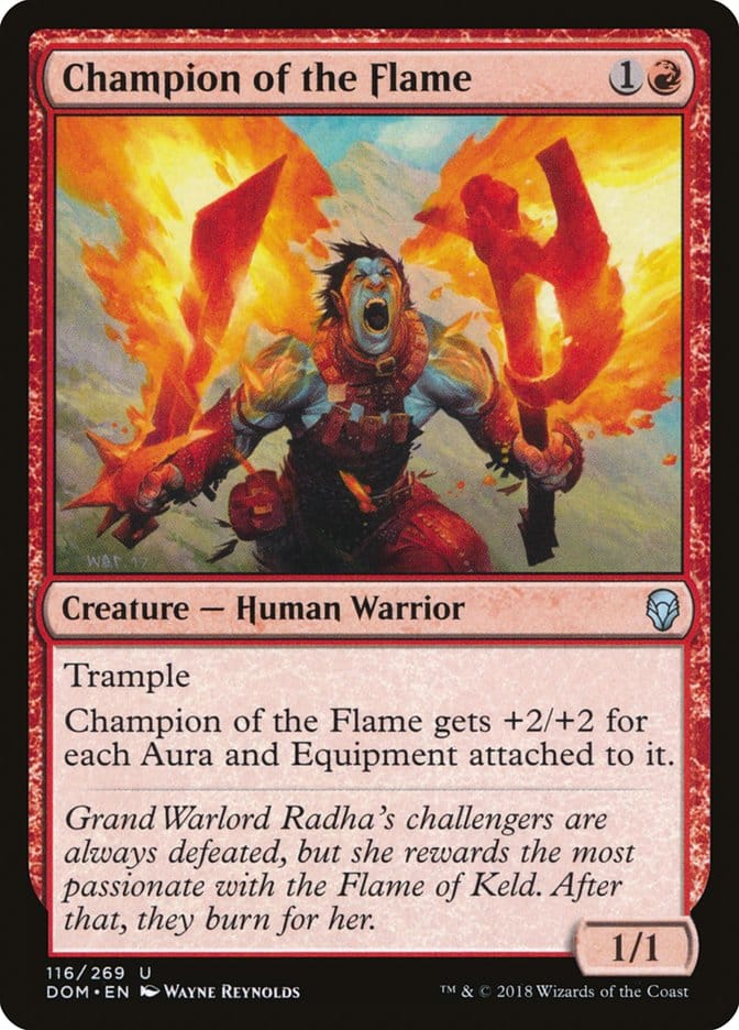 Champion of the Flame [Dominaria] Magic: The Gathering