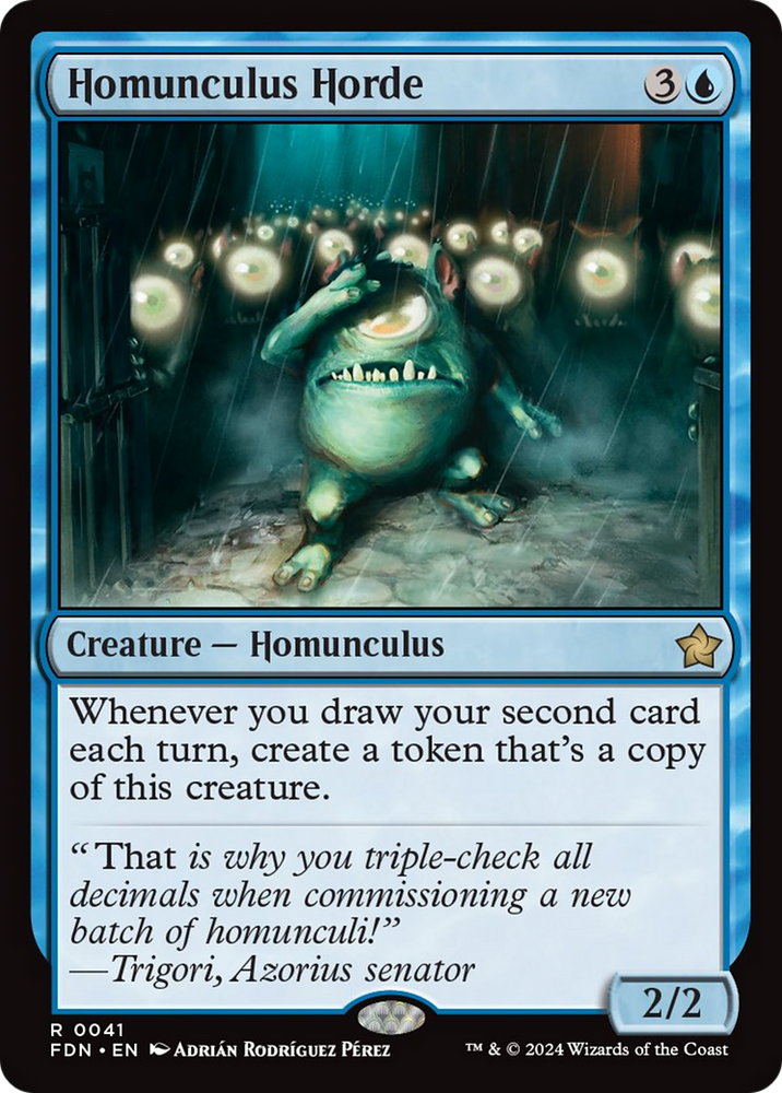 Homunculus Horde [Foundations] Magic: The Gathering