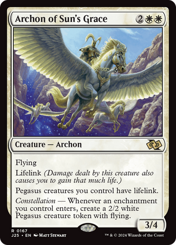 Archon of Sun's Grace [Foundations Jumpstart] Magic: The Gathering