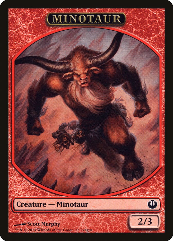 Minotaur Token [League Tokens 2014] Magic: The Gathering