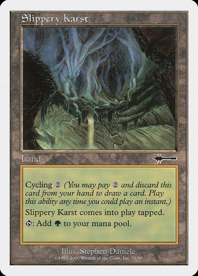 Slippery Karst [Beatdown] Magic: The Gathering