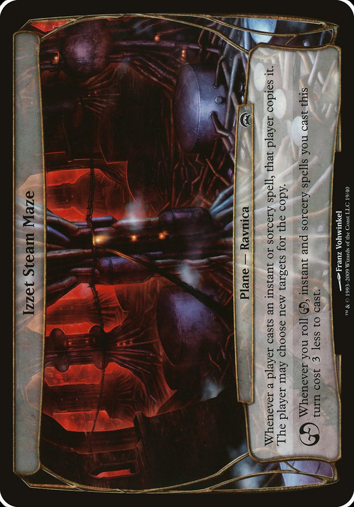 Izzet Steam Maze (Planes) [Planechase Planes] Magic: The Gathering