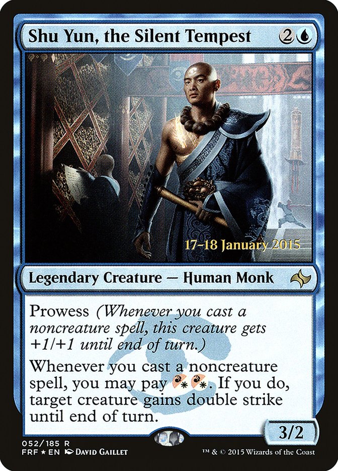 Shu Yun, the Silent Tempest [Fate Reforged Prerelease Promos] Magic: The Gathering
