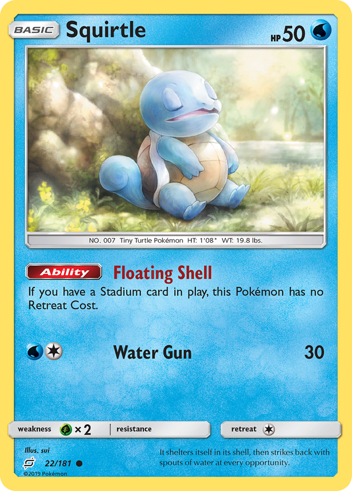 Squirtle (22/181) [Sun & Moon: Team Up] Pokémon