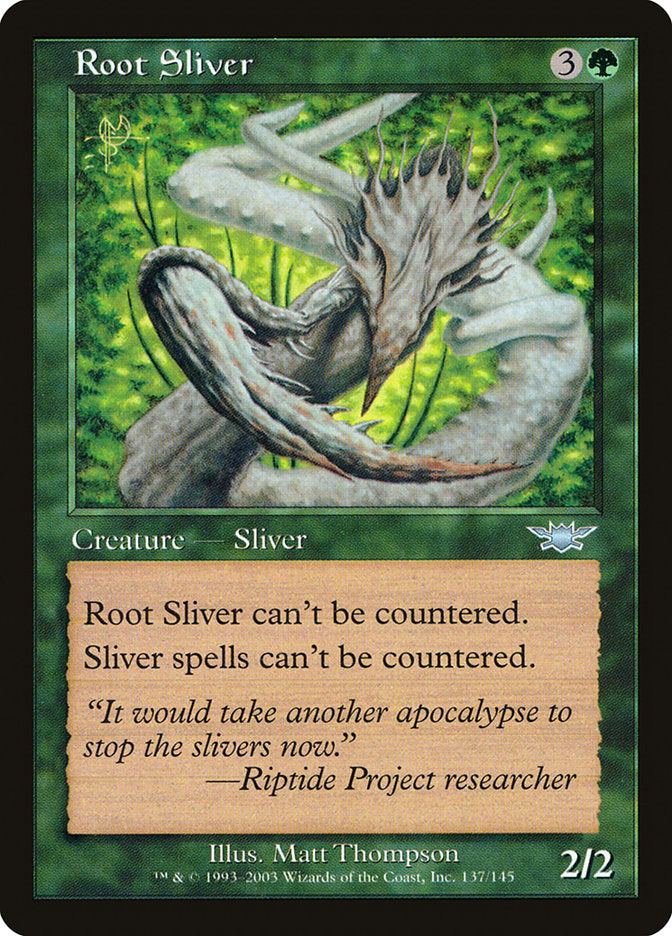 Root Sliver [Legions] Magic: The Gathering