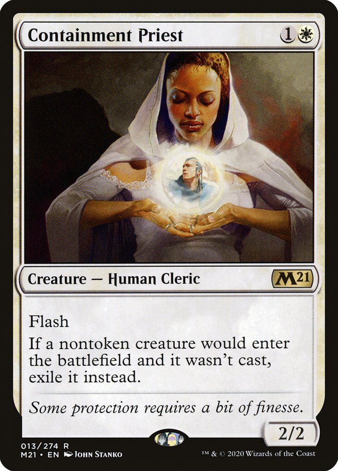 Containment Priest [Core Set 2021] Magic: The Gathering