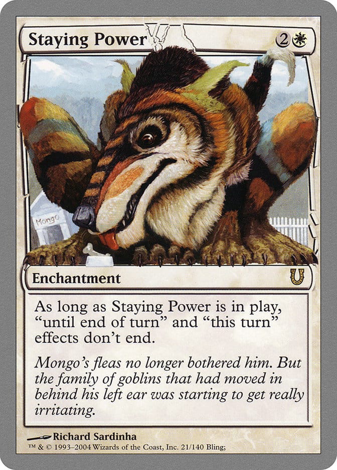 Staying Power [Unhinged] Magic: The Gathering