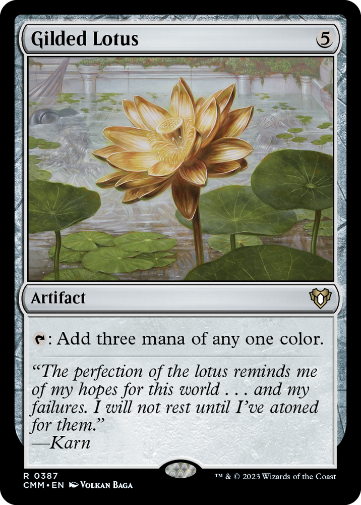Gilded Lotus [Commander Masters] Magic: The Gathering