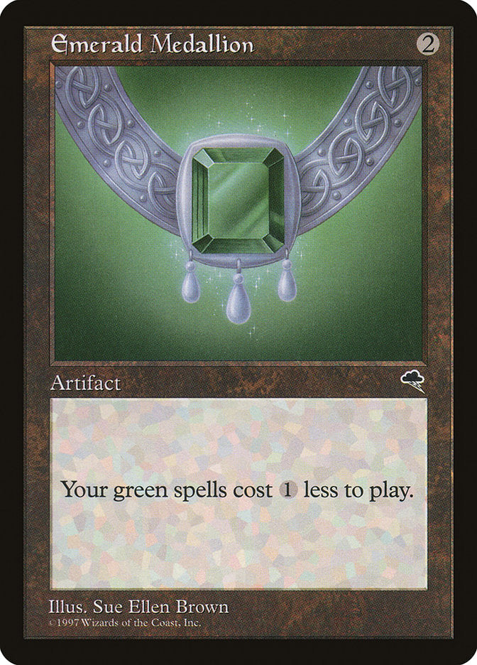 Emerald Medallion [Tempest] Magic: The Gathering