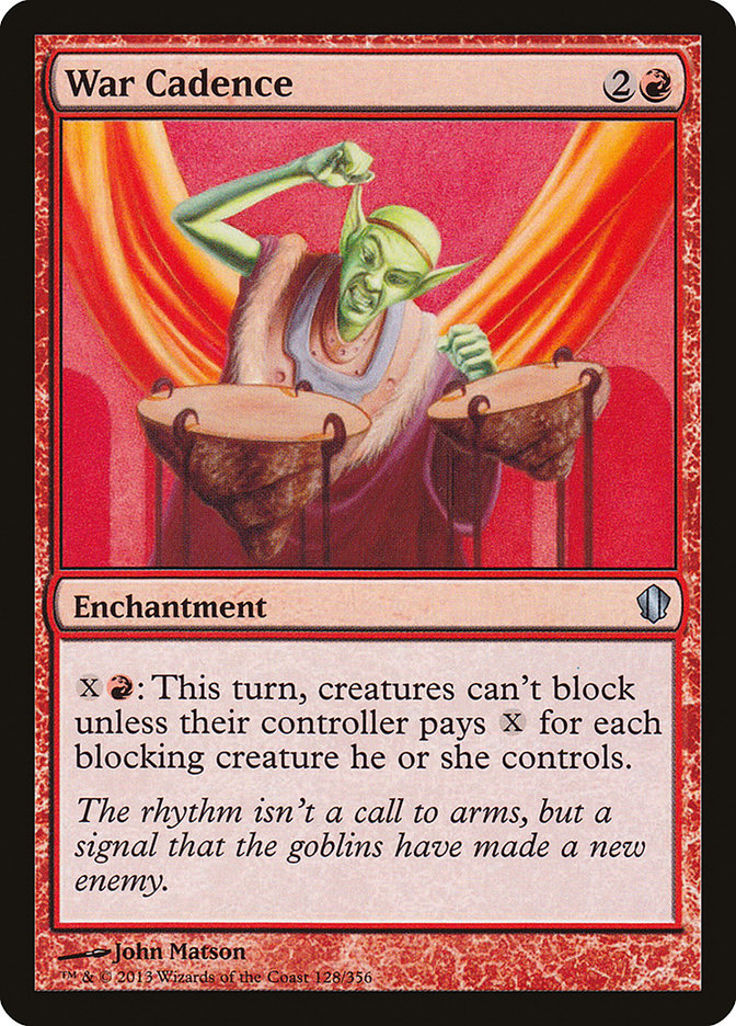 War Cadence [Commander 2013] Magic: The Gathering