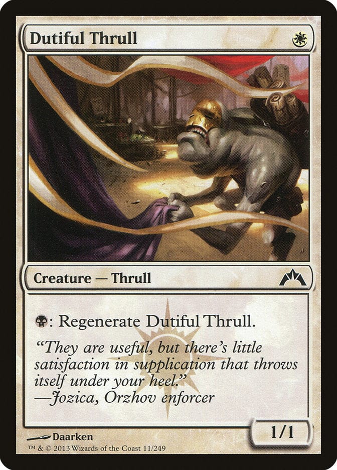 Dutiful Thrull [Gatecrash] Magic: The Gathering
