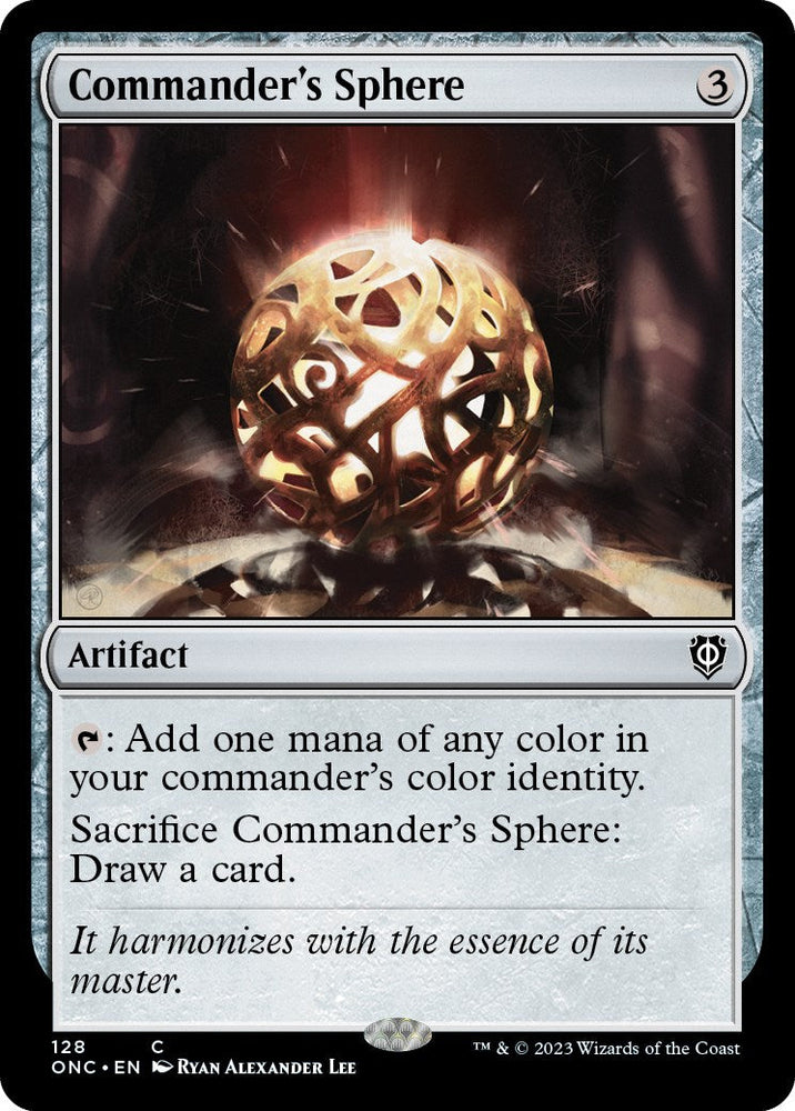 Commander's Sphere [Phyrexia: All Will Be One Commander] Magic: The Gathering