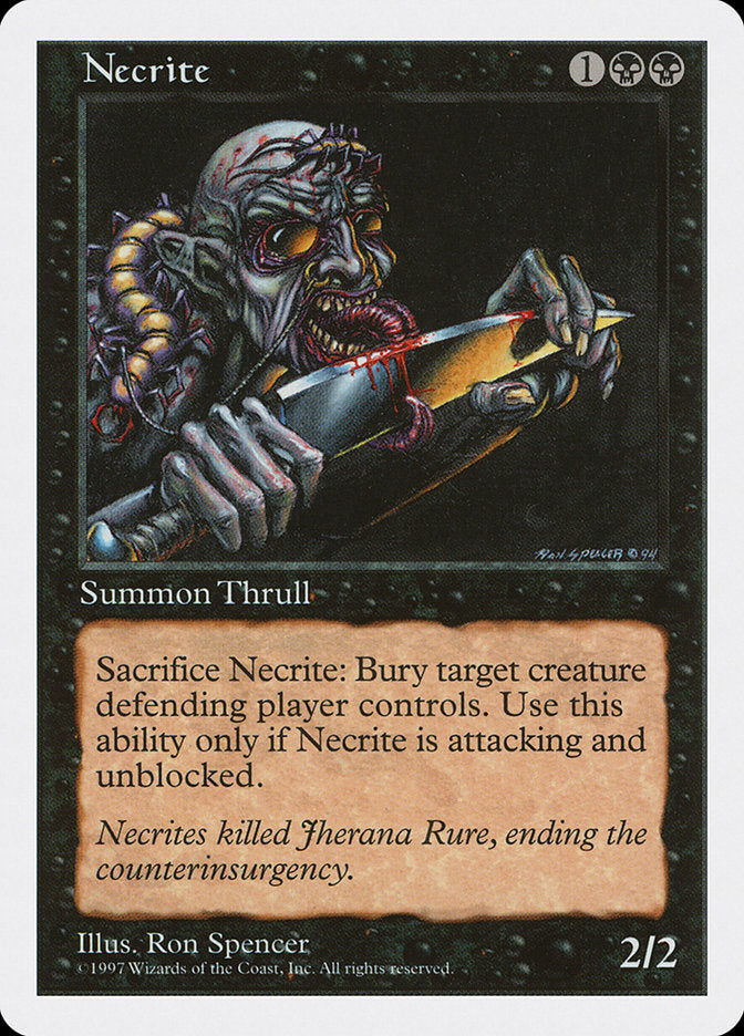 Necrite [Fifth Edition] Magic: The Gathering