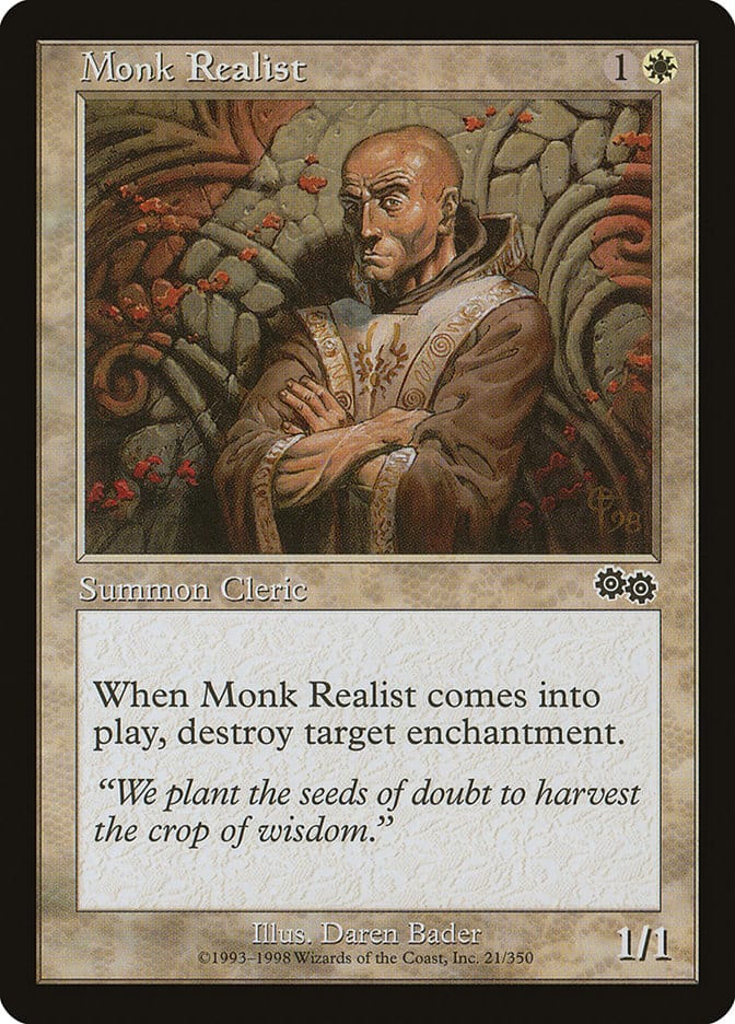 Monk Realist [Urza's Saga] Magic: The Gathering