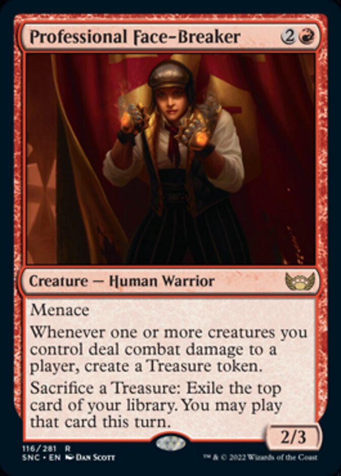 Professional Face-Breaker [Streets of New Capenna] Magic: The Gathering