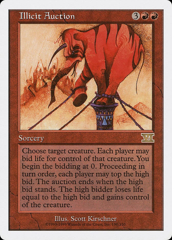 Illicit Auction [Classic Sixth Edition] Magic: The Gathering