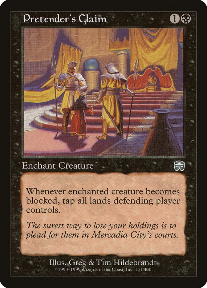 Pretender's Claim [Mercadian Masques] Magic: The Gathering