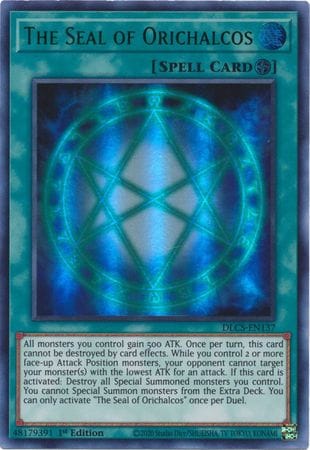 The Seal of Orichalcos (Green) [DLCS-EN137] Ultra Rare - Yugioh Cards For Your TCG Needs!