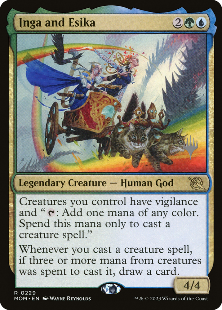 Inga and Esika (Promo Pack) [March of the Machine Promos] Magic: The Gathering