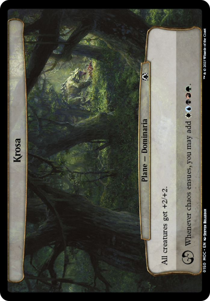 Krosa [March of the Machine Commander] Magic: The Gathering
