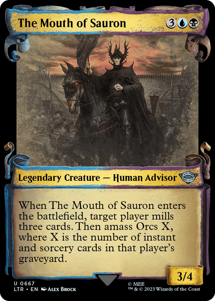 The Mouth of Sauron [The Lord of the Rings: Tales of Middle-Earth Showcase Scrolls] Magic: The Gathering