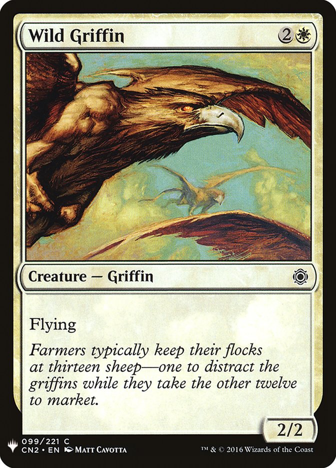 Wild Griffin [Mystery Booster] Magic: The Gathering