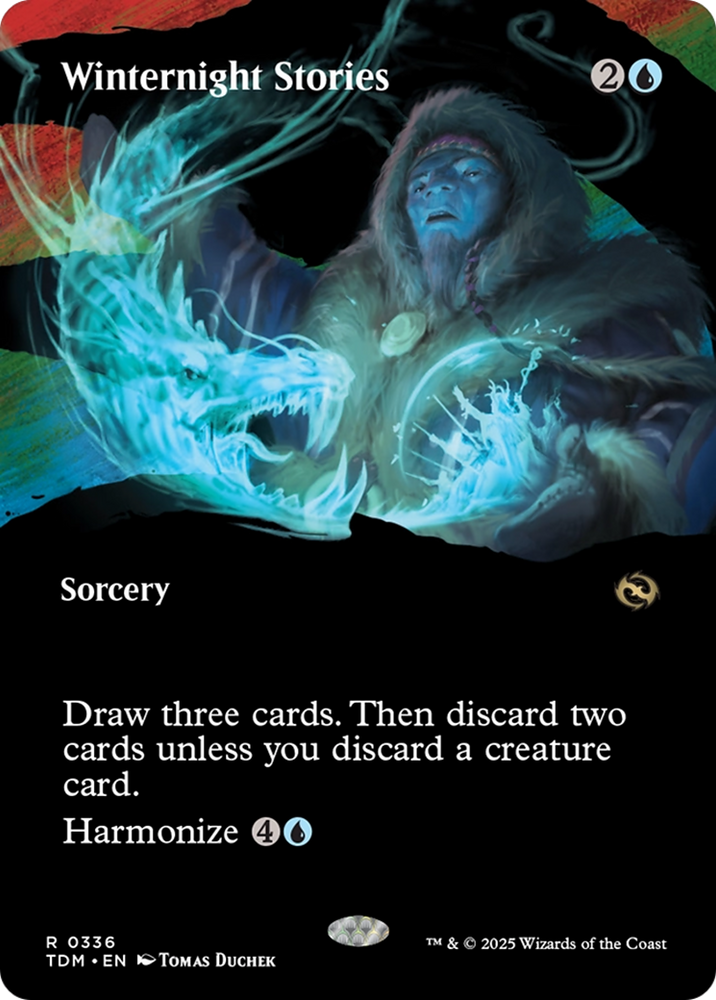 Winternight Stories (Borderless) [Tarkir: Dragonstorm] Magic: The Gathering