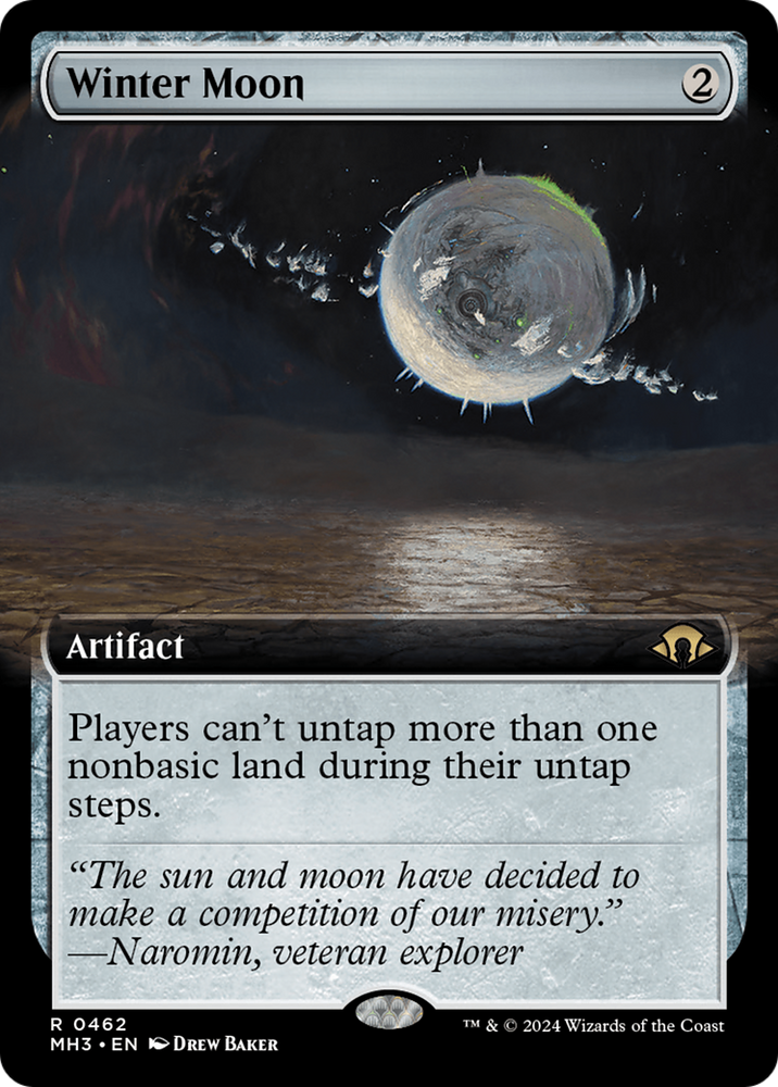 Winter Moon (Extended Art) [Modern Horizons 3] Magic: The Gathering