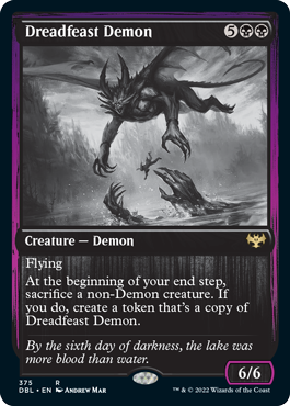 Dreadfeast Demon [Innistrad: Double Feature] Magic: The Gathering