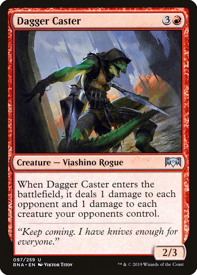 Dagger Caster [Ravnica Allegiance] Magic: The Gathering