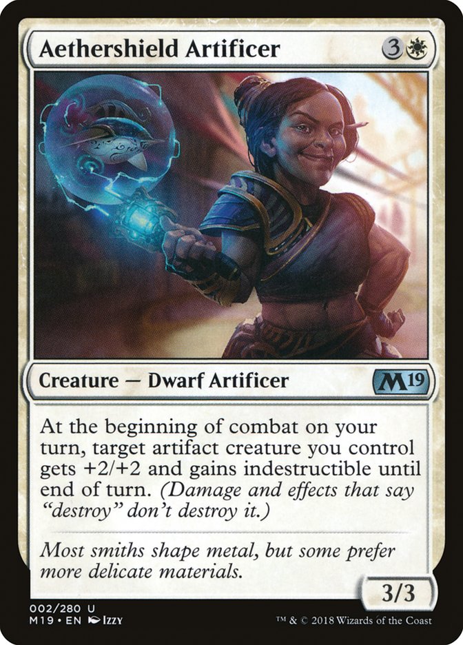 Aethershield Artificer [Core Set 2019] Magic: The Gathering