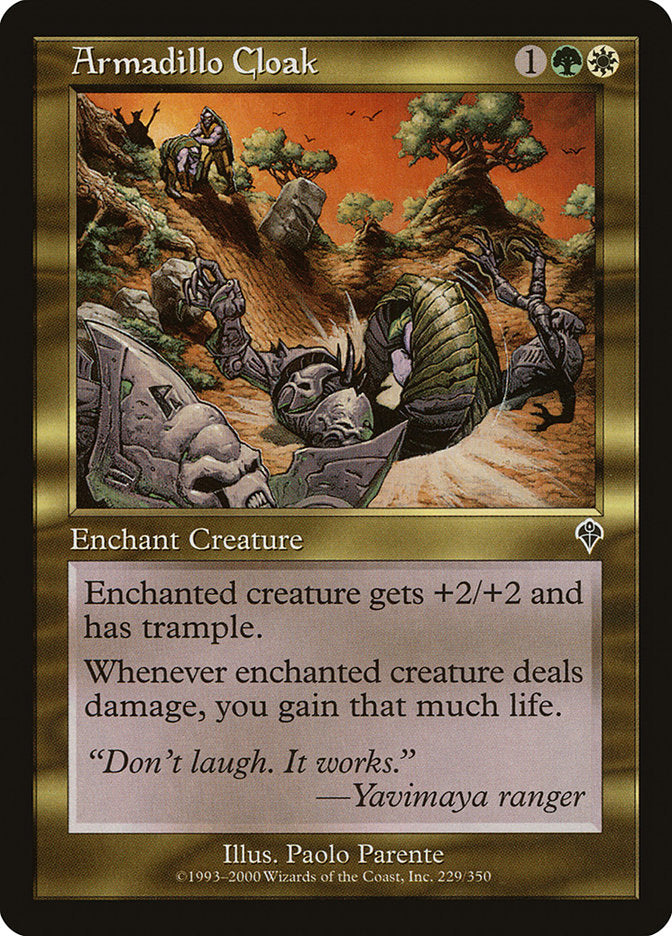 Armadillo Cloak [Invasion] Magic: The Gathering