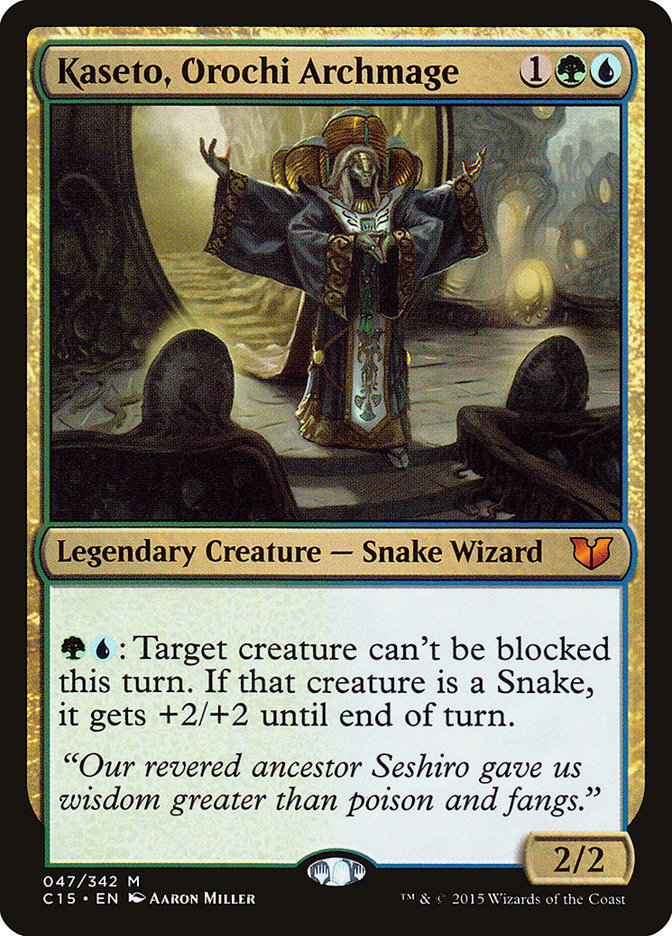 Kaseto, Orochi Archmage [Commander 2015] Magic: The Gathering