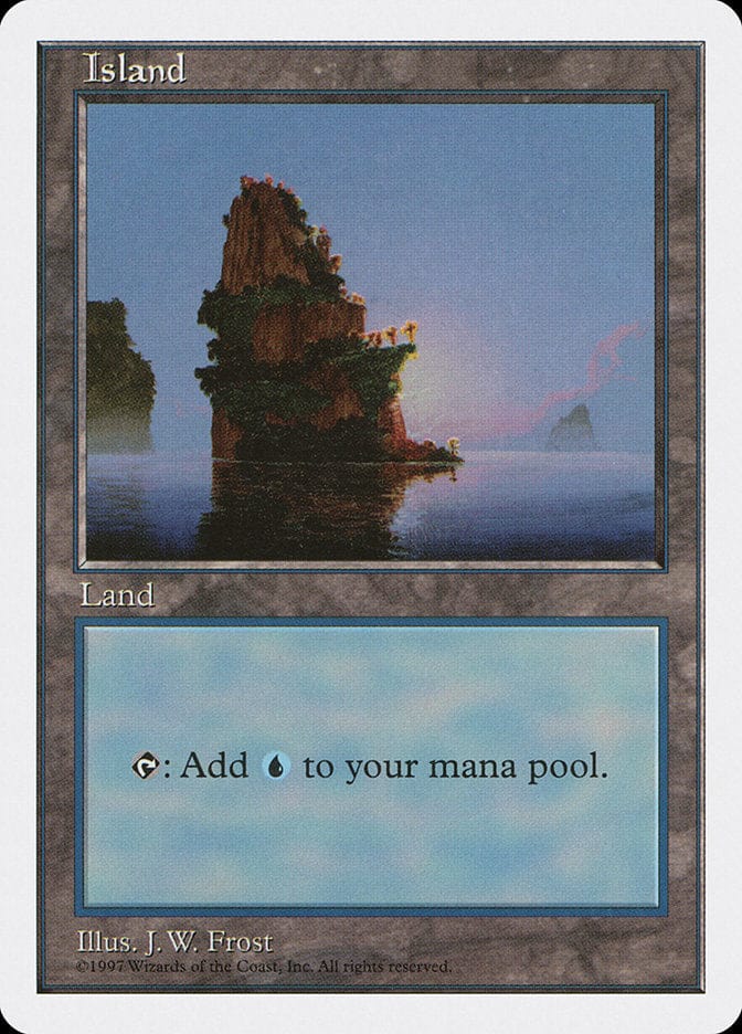 Island (435) [Fifth Edition] Magic: The Gathering
