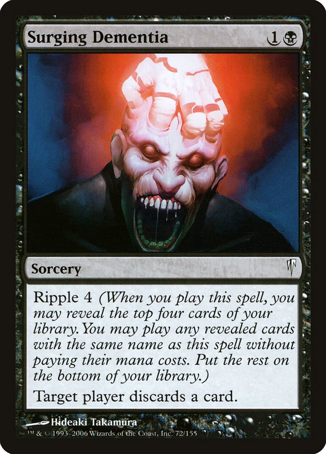 Surging Dementia [Coldsnap] Magic: The Gathering