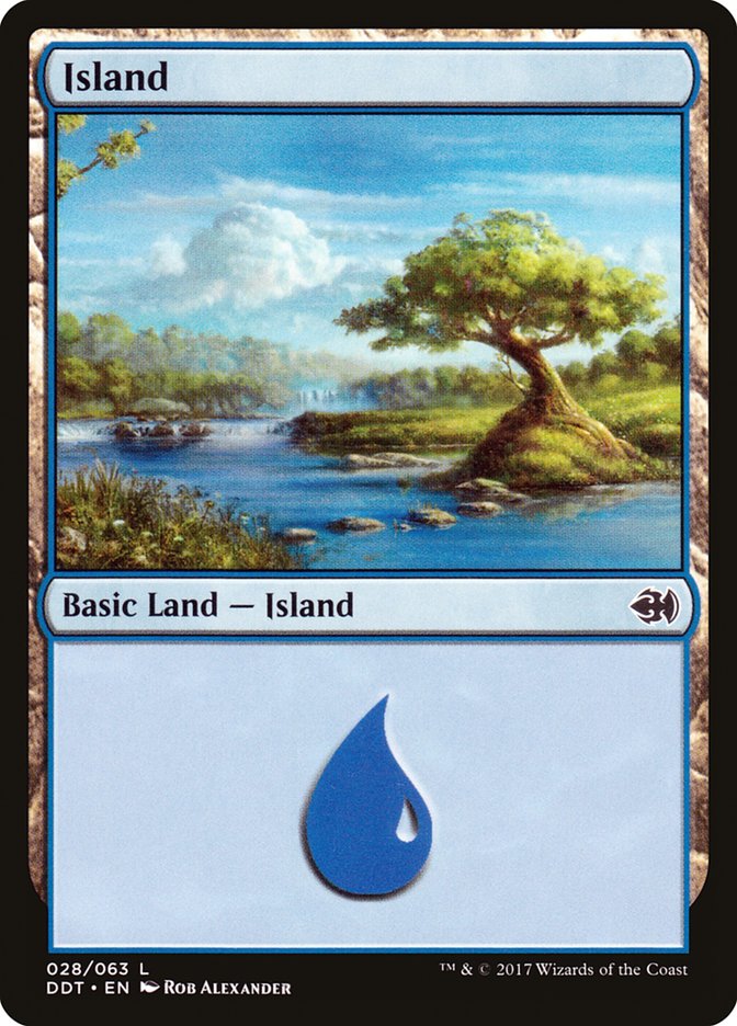 Island (28) [Duel Decks: Merfolk vs. Goblins] Magic: The Gathering
