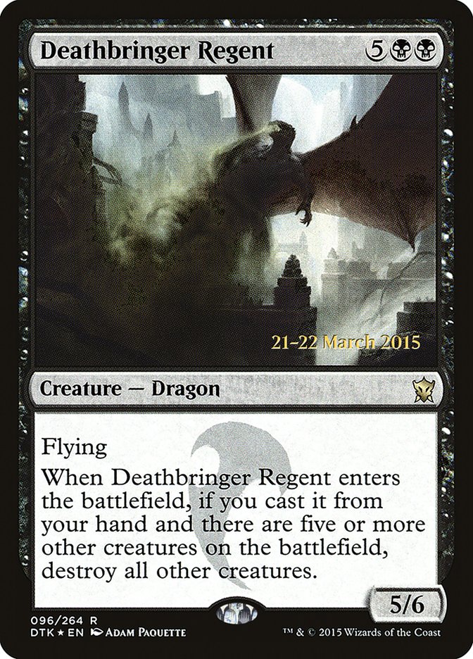 Deathbringer Regent [Dragons of Tarkir Prerelease Promos] Magic: The Gathering